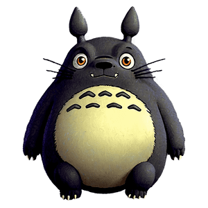 Smiling Totoro Cartoon PNG 76 PNG image with transparent background