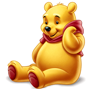 Smiling Winnie the Pooh PNG tsb PNG