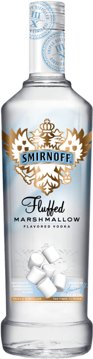 Smirnoff Fluffed Marshmallow - Smirnoff Marshmallow Vodka, HD Png Download PNG image with transparent background