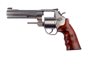 Smith Wesson Revolver Isolated PNG Image