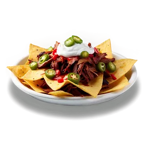 Smoked Brisket Nachos Png 06122024 PNG Image