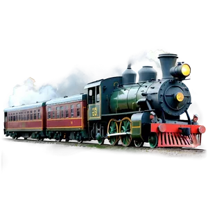 Smokey Steam Train Png Pcs PNG Image