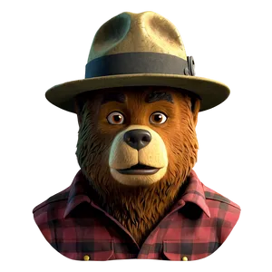 Smokey The Bear Animated Png Tat PNG Image