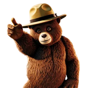 Smokey The Bear Educational Material Png Gfe3 PNG Image