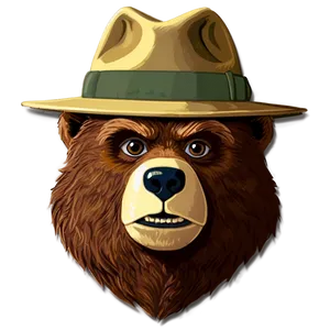 Smokey The Bear Forest Ranger Png Ktx65 PNG Image