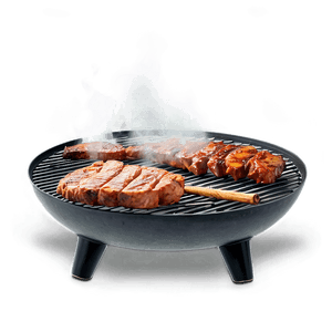 Smoking BBQ Grill PNG 05232024 PNG image with transparent background