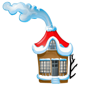 Smoking Chimney House PNG 54 PNG image with transparent background