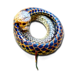 Snake Tattoo With Skull Png Ejc PNG Image