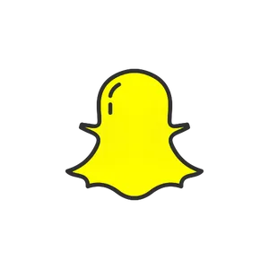 Snapchat_ Ghost_ Logo PNG Image