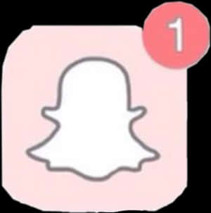 Snapchat Notification Icon PNG image with transparent background