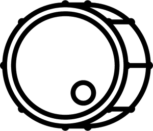 Bass Drum - Bass Drum Icon, HD Png Download PNG