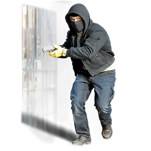 Sneaky Robber Graphic Png Eit PNG Image