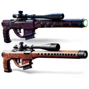 Sniper Rifle With Laser Sight Png Kvc PNG Image