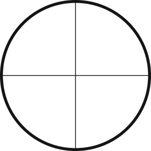 Sniper Scope Crosshair Graphic PNG Image