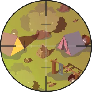 Sniper Scope Viewof Playground PNG Image