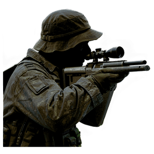 Sniper Silhouette PNG 82 PNG image with transparent background