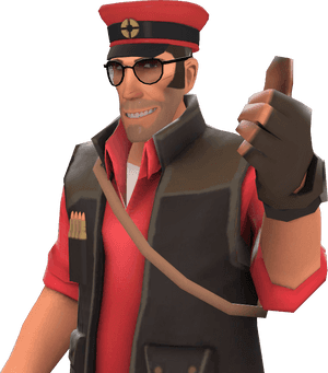 Snipers Right Thumb Tf2, HD Png Download PNG image with transparent background