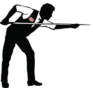 Snooker Player Silhouette PNG Image