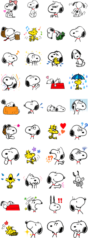 Transparent Snoopy Sleeping Png - Snoopy Expressions, Png Download PNG image with transparent background