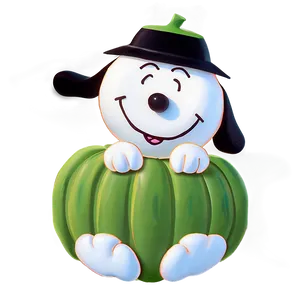 Snoopy Halloween Pumpkin Patch Png Iwk24 PNG Image