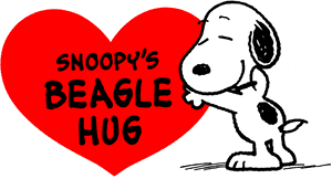 Snoopy's Beagle Hug By Bradsnoopy97 - Snoopy Sending A Hug, HD Png Download PNG with transparent background