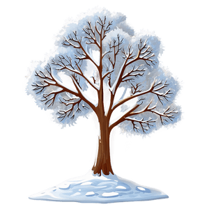 Snow Blanketed Tree PNG 45 PNG