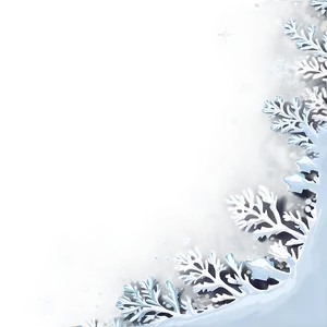 Snow Border A PNG Image