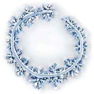 Snow Border Design Png Mat25 PNG Image