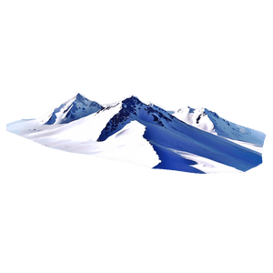 Snow-Capped Peaks Landscape PNG 54 PNG