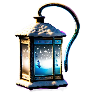 Snow Covered Christmas Lantern Png 06252024 PNG Image