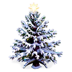 Snow-covered Christmas Tree Png 06212024 PNG Image