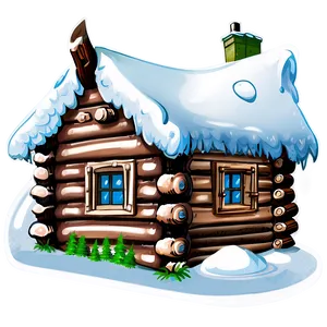 Snow-covered Log Cabin Png Tkb PNG Image