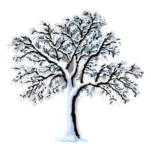 Snow-covered Tree Png Vat95 PNG Image