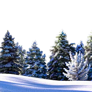 Snow-covered Trees Png Lnk PNG Image