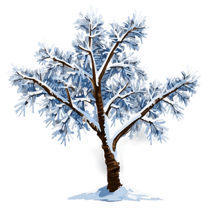 Snow Laden Tree PNG 14 PNG