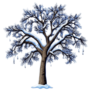 Snow Laden Tree PNG 34 PNG