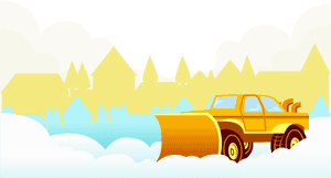 Shovel Clipart Snow Plough, HD Png Download PNG