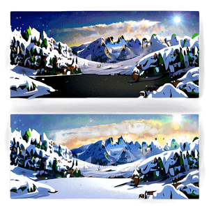 Snow View PNG 06252024 PNG with transparent background