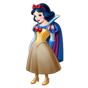 Snow White Cartoon Style PNG 74 PNG image with transparent background