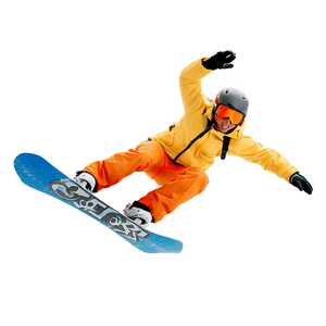 Snowboarder in Air PNG wyn PNG image with transparent background