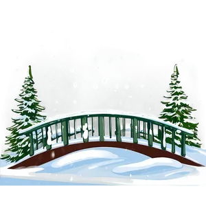 Snowfall Over Bridge Png 44 PNG Image