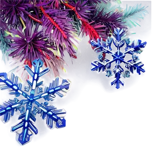 Snowflake Christmas Garland Png Onl PNG Image