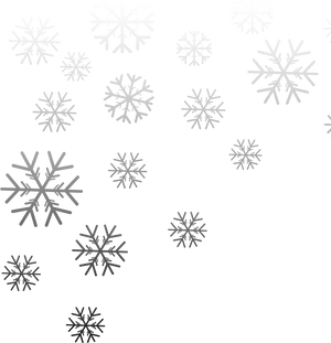 Snowflake Patternon Teal Background PNG Image