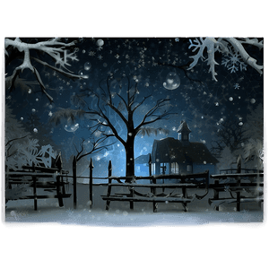 Snowflakes Falling on Christmas Eve PNG 06252024 PNG with transparent background