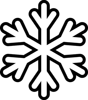 Snowflakes Png Pic - Snowflakes Clipart Black And White, Transparent Png PNG image with transparent background