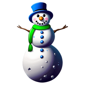 Snowman Cartoon Character PNG 05212024 PNG image with transparent background