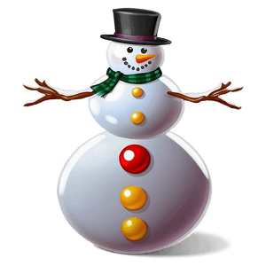 Snowman Cartoon Character PNG vpn22 PNG image with transparent background