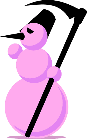 Snowman-emo By Rones Svg Clip Arts - Emo Snowman, HD Png Download PNG image with transparent background