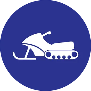 Snowmobile Icon Graphic PNG Image