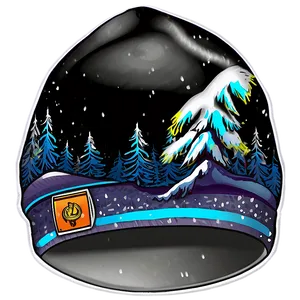 Snowy Beanie Hat Png Yha15 PNG Image